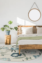 Load image into Gallery viewer, Fleur Margaritte Jade Rug
