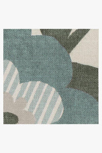 Fleur Margaritte Jade Rug