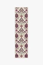 Load image into Gallery viewer, Floral Damask Mimi Purple Rug
