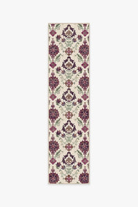 Floral Damask Mimi Purple Rug