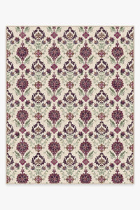 Floral Damask Mimi Purple Rug
