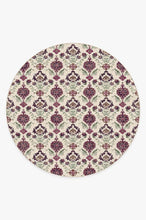 Load image into Gallery viewer, Floral Damask Mimi Purple Rug
