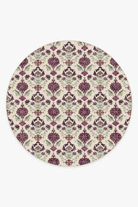 Floral Damask Mimi Purple Rug
