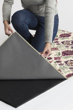 Load image into Gallery viewer, Floral Damask Mimi Purple Rug
