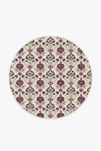 Floral Damask Mimi Purple Rug