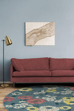Load image into Gallery viewer, Floret Teal Blue Rug
