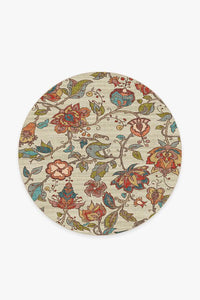 Frida Floral Natural Rug
