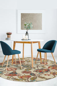Frida Floral Natural Rug