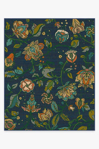 Frida Floral Navy Rug
