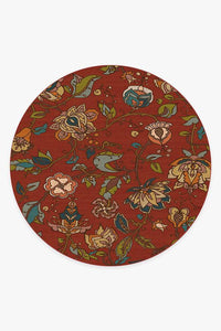 Frida Floral Red Rug