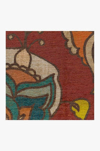 Frida Floral Red Rug