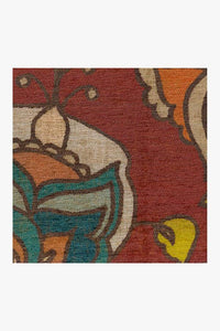 Frida Floral Red Rug