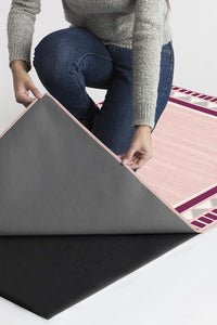 Fun Shapes Pink Rug