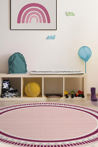 Fun Shapes Pink Rug