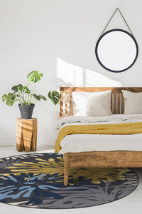 Genevieve Floral Grey Rug