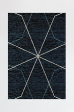 Load image into Gallery viewer, Geometrix Navy Rug
