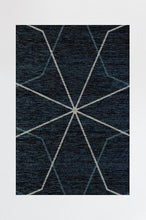 Load image into Gallery viewer, Geometrix Navy Rug
