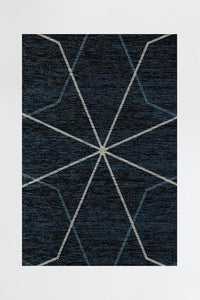 Geometrix Navy Rug