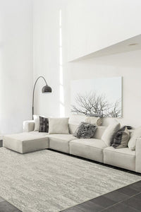 Granite Ombre Light Grey Rug