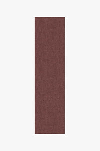 Heathered Solid Burgundy Rug