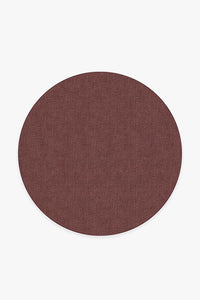 Heathered Solid Burgundy Rug