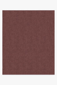Heathered Solid Burgundy Rug