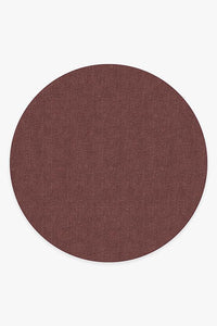 Heathered Solid Burgundy Rug