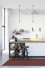 Load image into Gallery viewer, Heathered Solid Burgundy Rug
