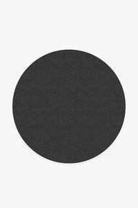 Heathered Solid Charcoal Rug