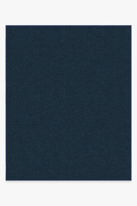 Heathered Solid Navy Rug