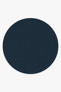 Heathered Solid Navy Rug