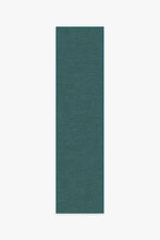 Load image into Gallery viewer, Heathered Solid Teal Blue Rug
