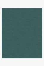 Load image into Gallery viewer, Heathered Solid Teal Blue Rug
