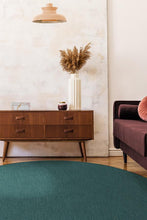 Load image into Gallery viewer, Heathered Solid Teal Blue Rug
