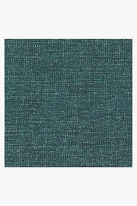 Heathered Solid Teal Blue Rug