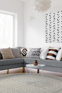 Herdanza Black & White Rug