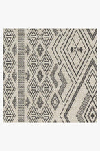 Load image into Gallery viewer, Herdanza Black &amp; White Rug

