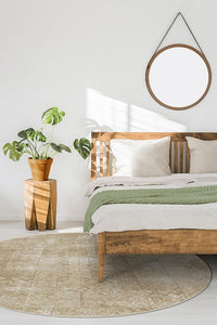Herringbone Batik Natural Rug