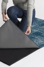 Load image into Gallery viewer, Herringbone Batik Ocean Blue Rug
