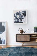 Load image into Gallery viewer, Herringbone Batik Ocean Blue Rug

