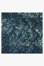 Load image into Gallery viewer, Herringbone Batik Ocean Blue Rug
