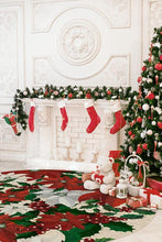 Load image into Gallery viewer, Holiday Floral Rug
