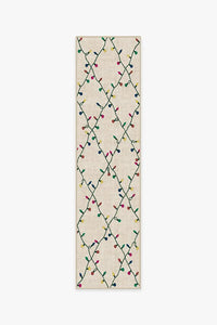 Holiday Lights Creme Rug