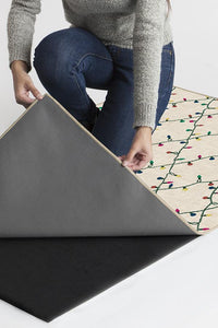 Holiday Lights Creme Rug