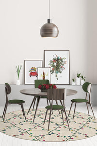 Holiday Lights Creme Rug