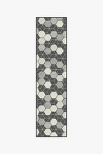 Load image into Gallery viewer, Outdoor Honeycomb Black Rug
