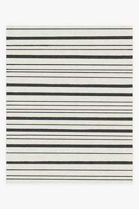 Hudson Stripe Black Rug