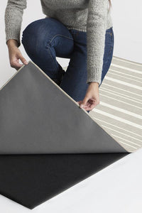 Hudson Stripe Grey Rug