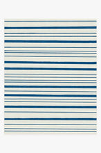 Load image into Gallery viewer, Hudson Stripe Indigo Rug
