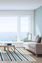 Load image into Gallery viewer, Hudson Stripe Indigo Rug
